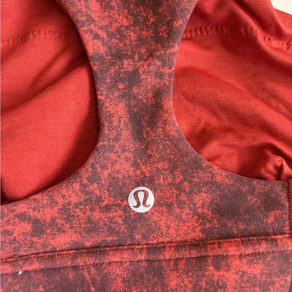 lululemon athletica Red Crop Top